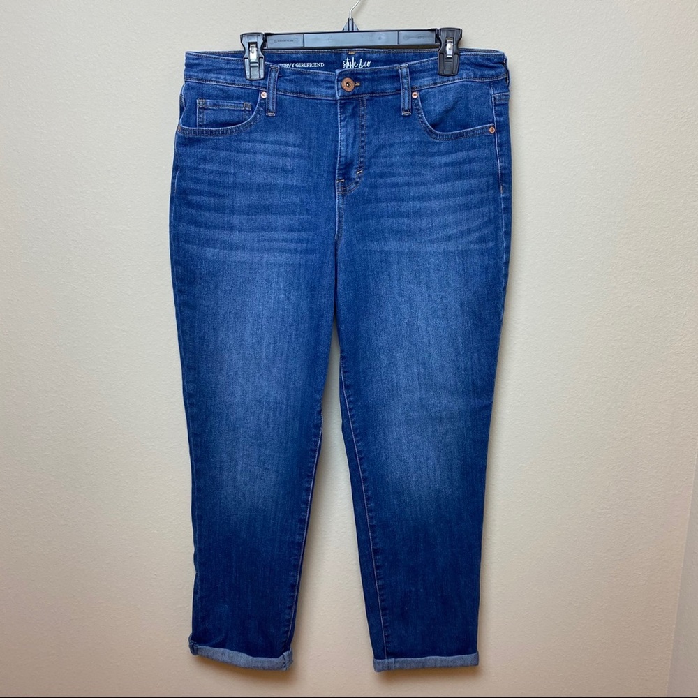Style & Co | Curvy Girlfriend Cuffed Jeans